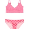 1 BRASSIERE + 1 CULOTTE - Paon Rose