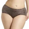 Shorty Grande Taille Imprimé Léopard Elomi Asia -Optimal Lingerie Magasin shorty asia