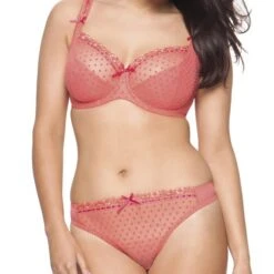 Curvy Kate Soutien Gorge Avec Armature Balconnet Princess Rose Orange -Optimal Lingerie Magasin soutien gorge curvy kate princess rose orange 2