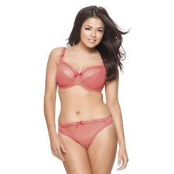 Curvy Kate Soutien Gorge Avec Armature Balconnet Princess Rose Orange -Optimal Lingerie Magasin soutien gorge curvy kate princess rose orange 3