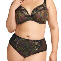 ELOMI Soutien-gorge Avec Armatures Pigeonnant Kenza Multicolore -Optimal Lingerie Magasin soutien gorge plongeant elomi kenza 2