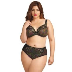 ELOMI Soutien-gorge Avec Armatures Pigeonnant Kenza Multicolore -Optimal Lingerie Magasin soutien gorge plongeant elomi kenza 3