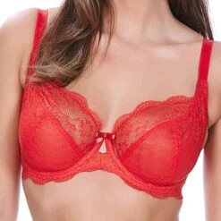 FREYA Soutien-gorge Avec Armatures Plongeant Fancies Rouge