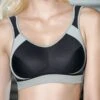 Soutien-gorge De Sport Anita Sport Two 5527 Noir Et Gris -Optimal Lingerie Magasin sport two