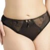 String Elomi Imogen Noir -Optimal Lingerie Magasin string imogen