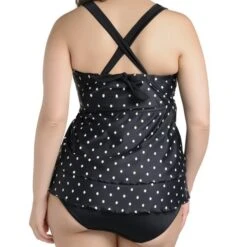 Tankini Elomi Rara Noir à Pois Blanc -Optimal Lingerie Magasin tankini elomi swim rara 4