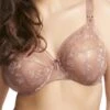 ELOMI Soutien Gorge Avec Armatures Plongeant Victoria Praline -Optimal Lingerie Magasin victoria