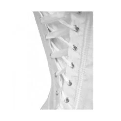 Corset En Satin Virgin Blanc -Optimal Lingerie Magasin virgin 2
